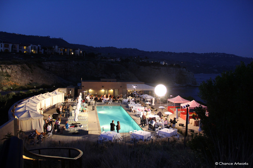 Private party at Terranea Resort in Rancho Palos Verdes.
