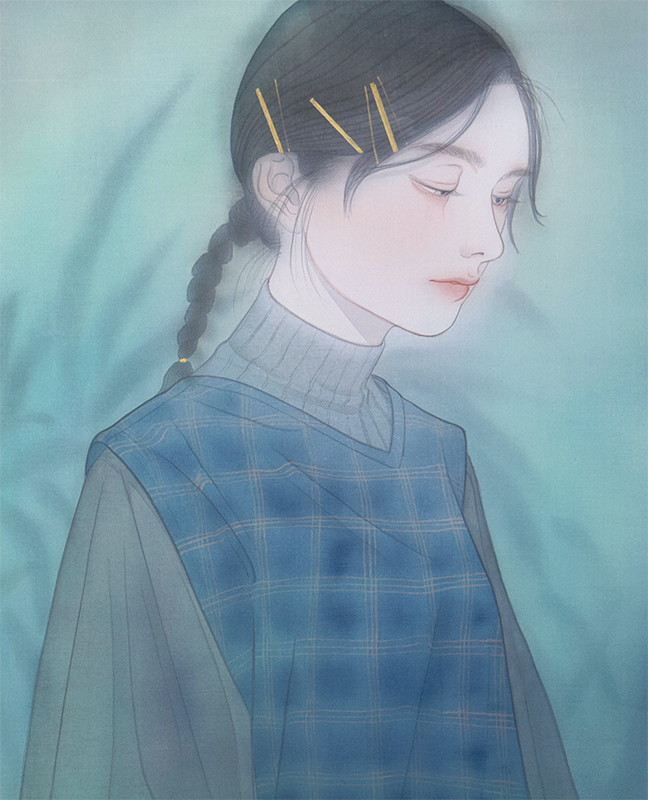 山本有彩「草の音」６号　日本画