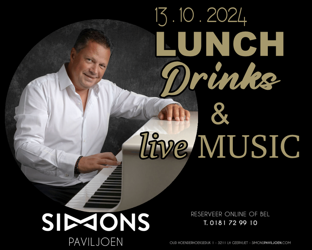 Mr.Simons Paviljoen - Live Muziek - Lunch en Borrel