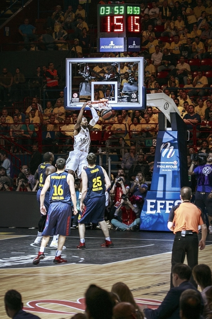 Final Four -Euroleague Basketball Milan 2014 Italien - Spalding Arena Basketballanlage