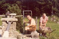 Brunnenbau August 1978
