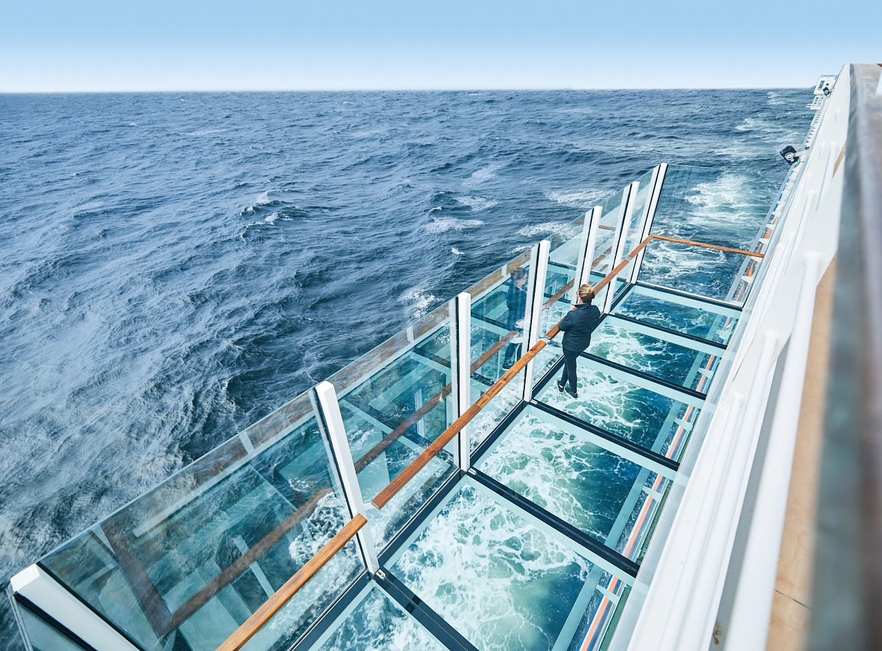 HANSEATIC nature & inspiration gläserner Balkon © Hapag-Lloyd Cruises