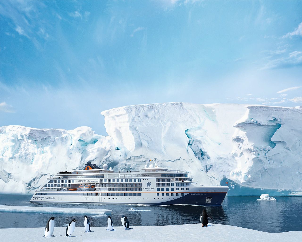 HANSEATIC inspiration in der Antarktis © Hapag-Lloyd Cruises
