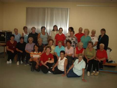 Gruppenbild der Fit ab 50 - und Gymnastikgruppe des SV Breitenbach