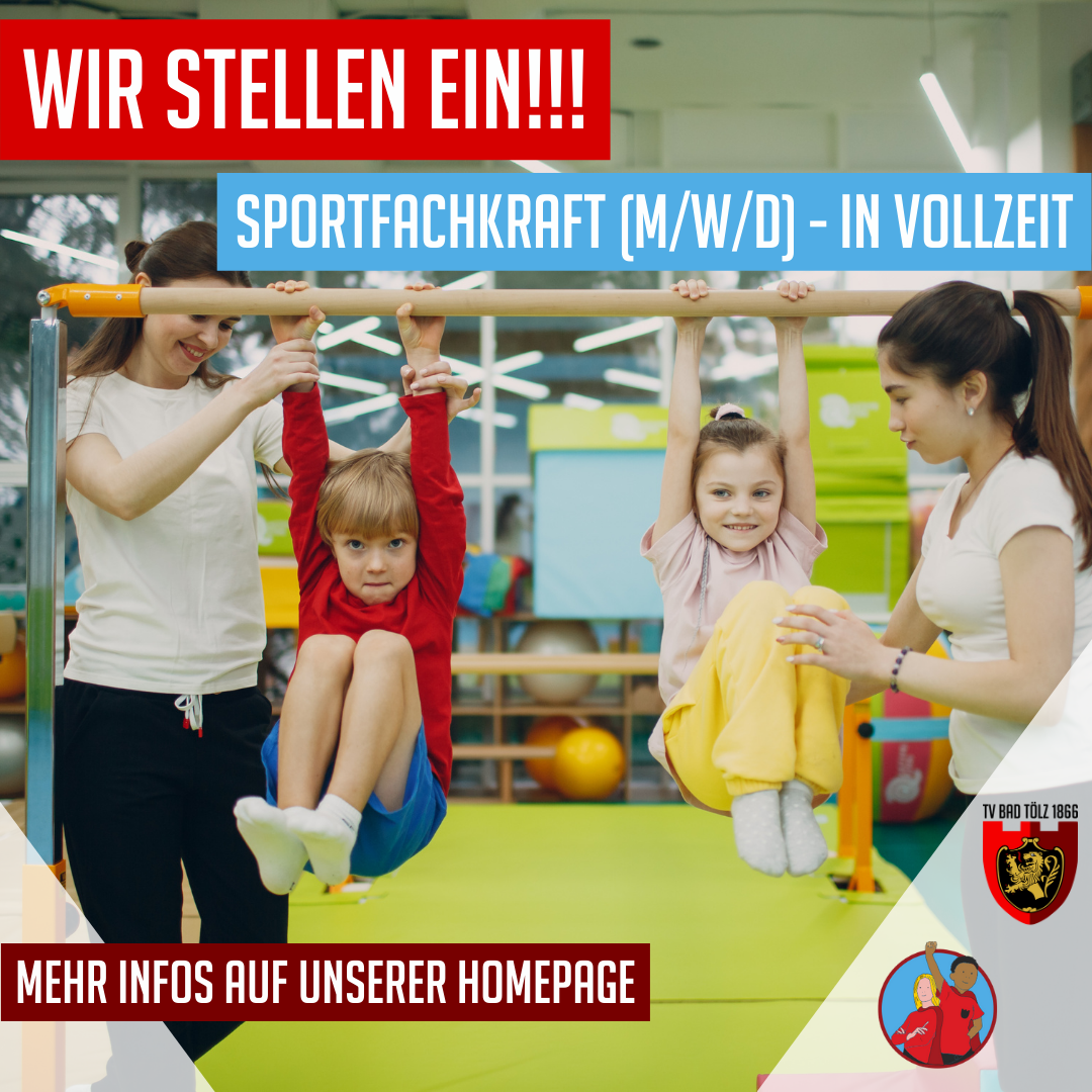 Stellenausschreibung: Sportfachkraft (M/W/D) in Vollzeit