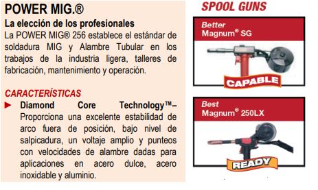 POWER MIG® 256 Soldadora MIG