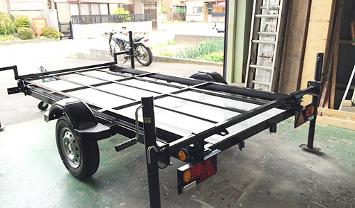 ホーム - 牽引免許不要の小型トレーラーハウス用シャーシ（車台）販売