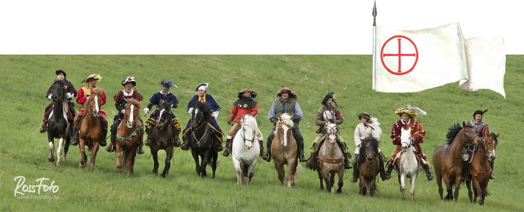 BOL Bund Oberschwäbischer Landsknechte Drill, RossFoto Dana Krimmling; Reenactment; Pferdefotografie; Pferde, Mittelalter, Schwertkämpfer, Rossfechten