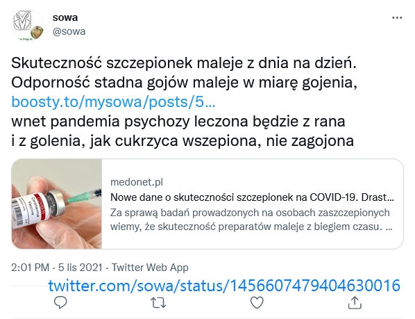 J. Facet na Dobrą Nowinkę premiera Morawieckiego o zakontraktowaniu od żydostwa amerykańskiego antidotum na szczury i maści na COVID-19, której jeszcze nie ma