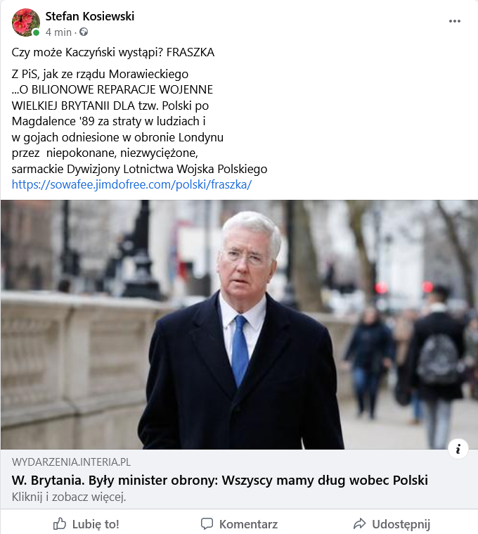 Czy może Kaczyński wystąpi? FRASZKA von Stefan Kosiewski SSetKh ZECh Fascynacja Obłędem PP Zniweczona Rzeczywistość