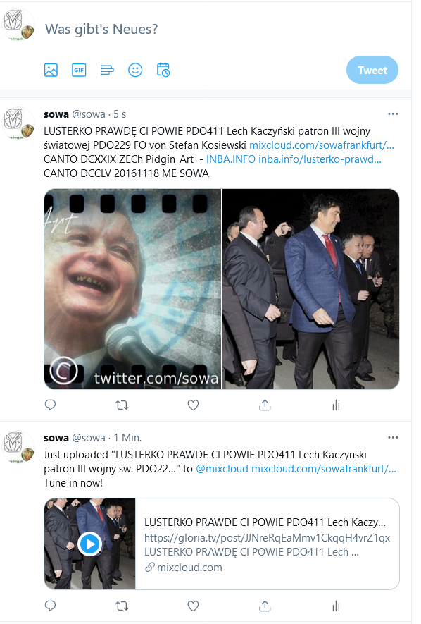 LUSTERKO PRAWDE CI POWIE PDO411 Lech Kaczynski patron III wojny swiatowej OD7.2 PDO229 FO von Stefan Kosiewski CANTO DCXXIX ZECh Pidgin_Art CANTO DCCLV SSetKh