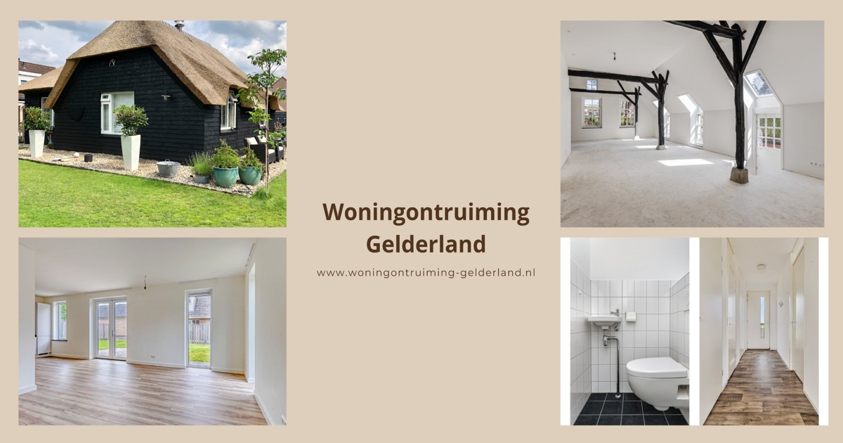 Woningontruiming Gelderland werkt samen met Ruttenberg Ontruimingen