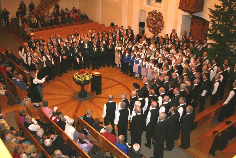 Gesamtchor Jahresschlusskonzert der FJVZO in Gossau ZH 2012