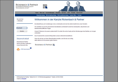 www.rickenbachundpartner.de - Steuerberatungs- und Treuhandgesellschaft