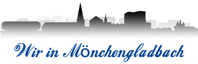 Wir in Mönchengladbach - Silhouette Stadt Mönchengladbach