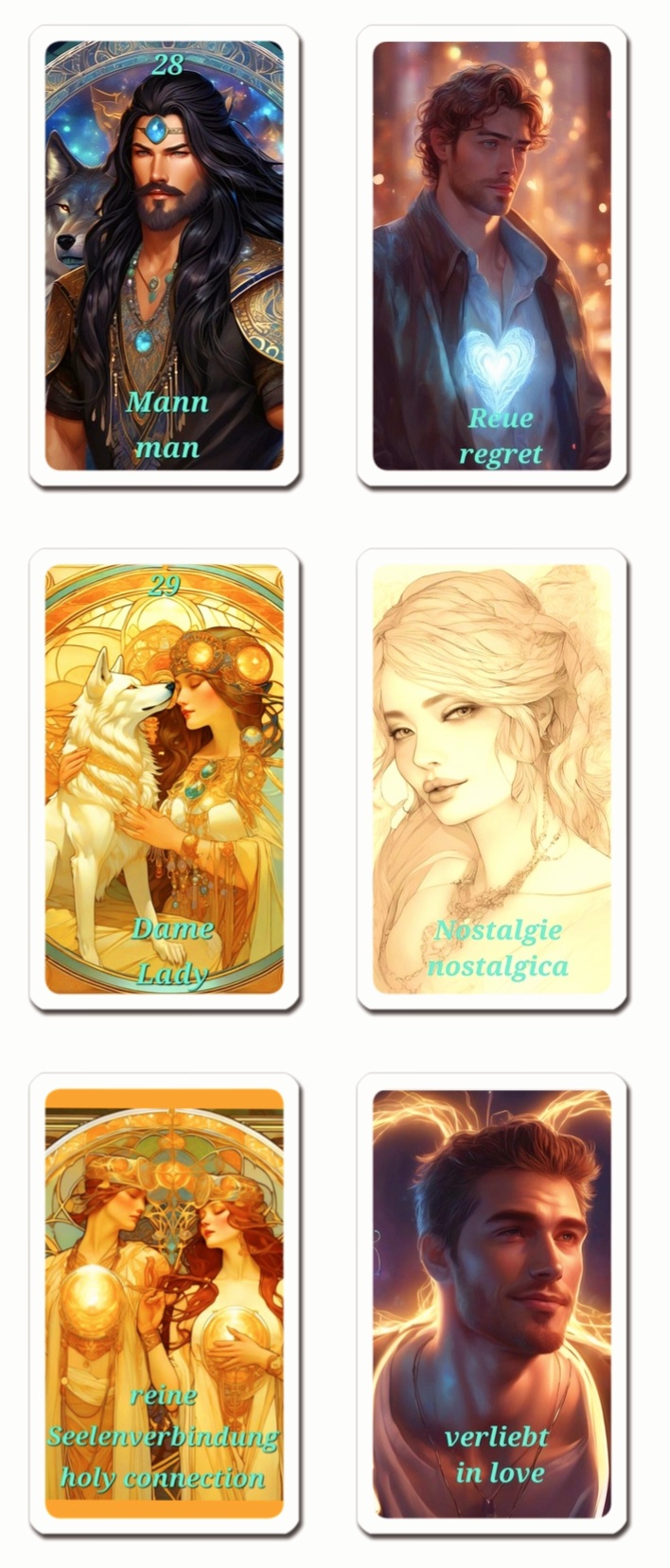Real love Lenormand 80 Karten 133,33 incl. Versand. 