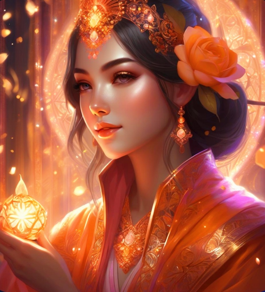 Yamura Priesterin by Sha-Manna mit Da Vinci AI Art Designer