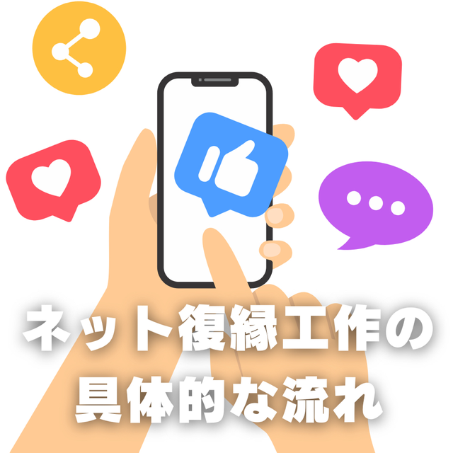 Xでのネット復縁工作の具体的な流れ