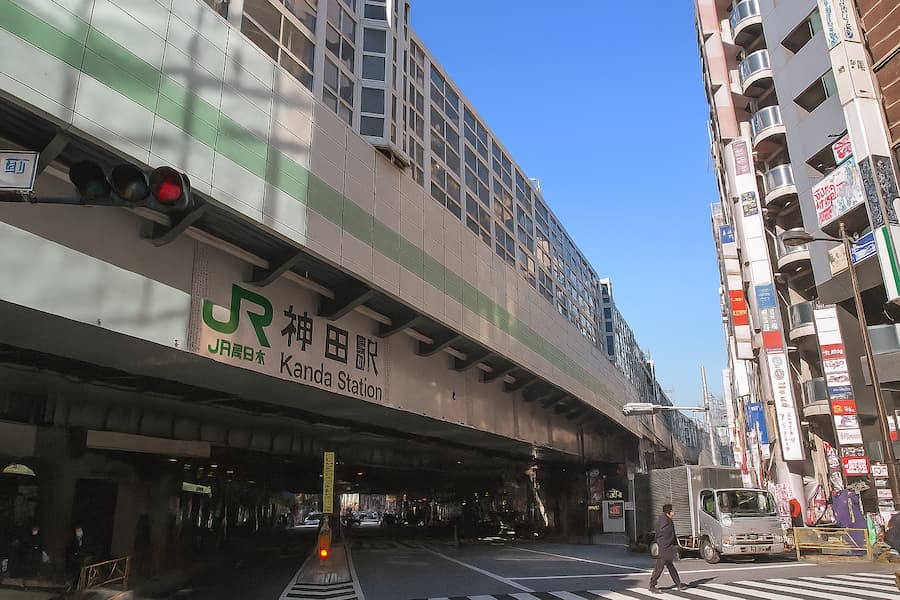 神田駅周辺・ビジネス街の夜景と出張オイルマッサージ