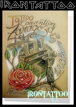 IRONTATTOO/ El “5º Aniversario” de la "Convención Internacional de Tatuaje de Zaragoza" se celebrará el 1-2-3 Febrero 2013 