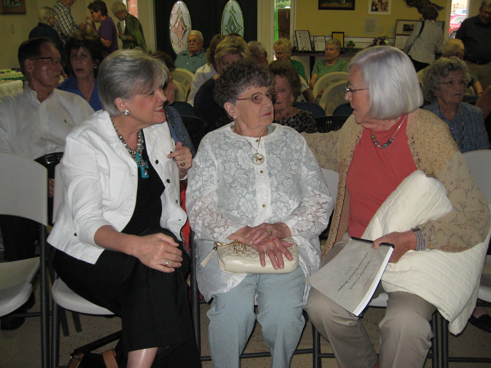 Beth Bolger, center, with Frankie Cooper and Marybelle Bolger, 2013