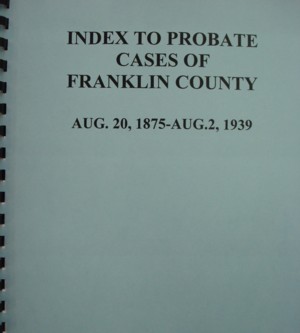 Franklin County Titles A O Franklin County Genealogical Society