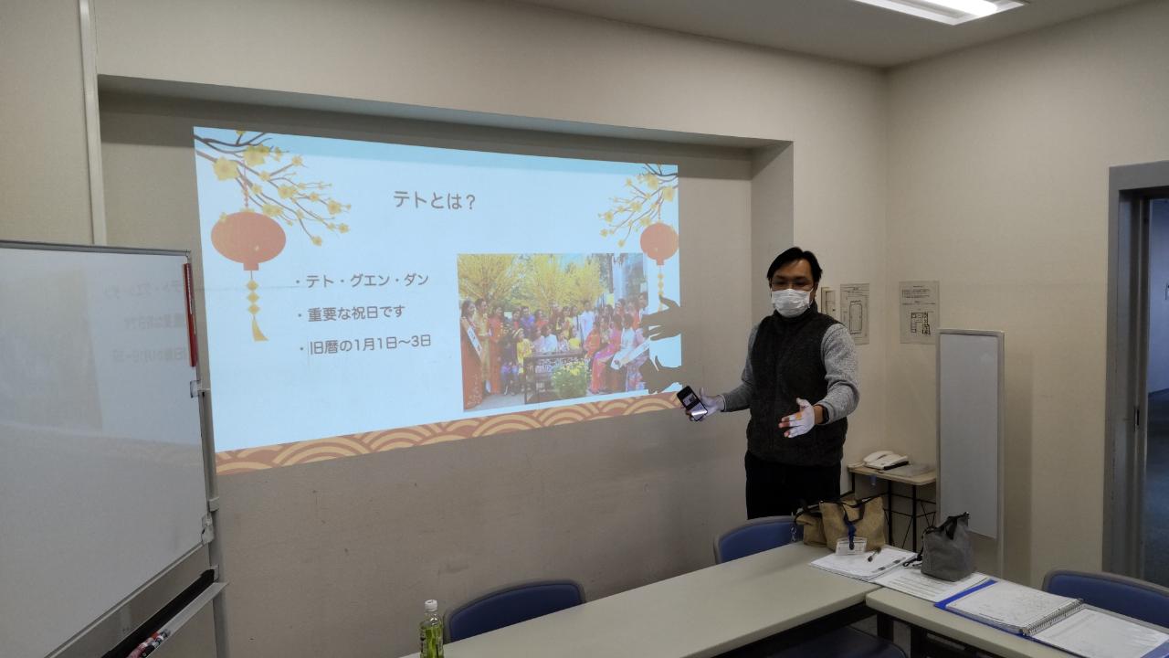 １月22日（日）の日本語教室in仙台