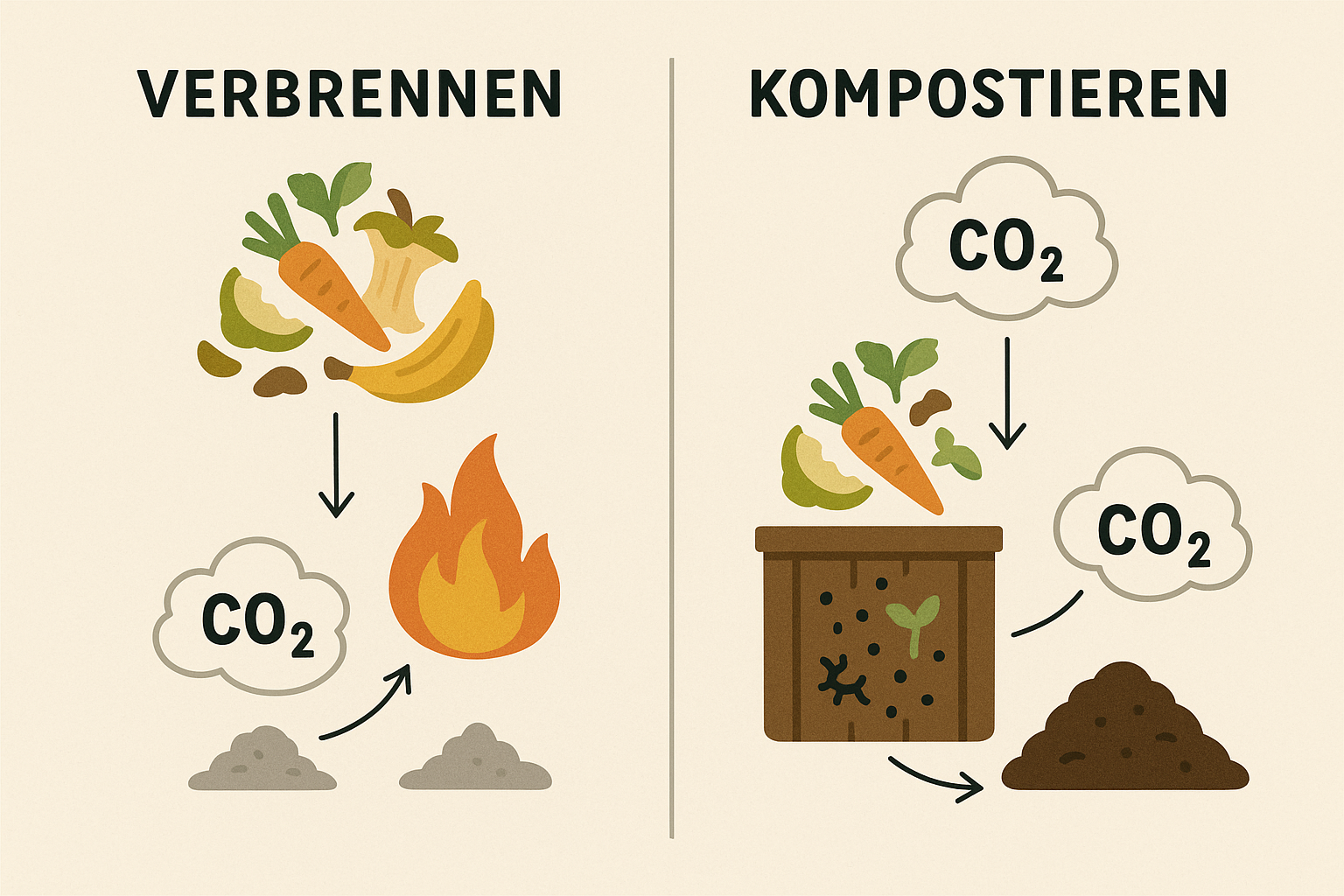Mit Bioabfall das Klima schützen