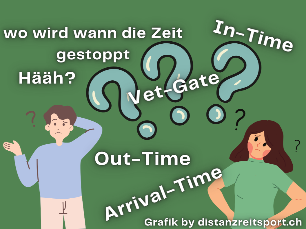Einsteiger: Vet-Gate, Arrival-Time, In-Time, Out-Time, wo wird wann die Zeit gestoppt