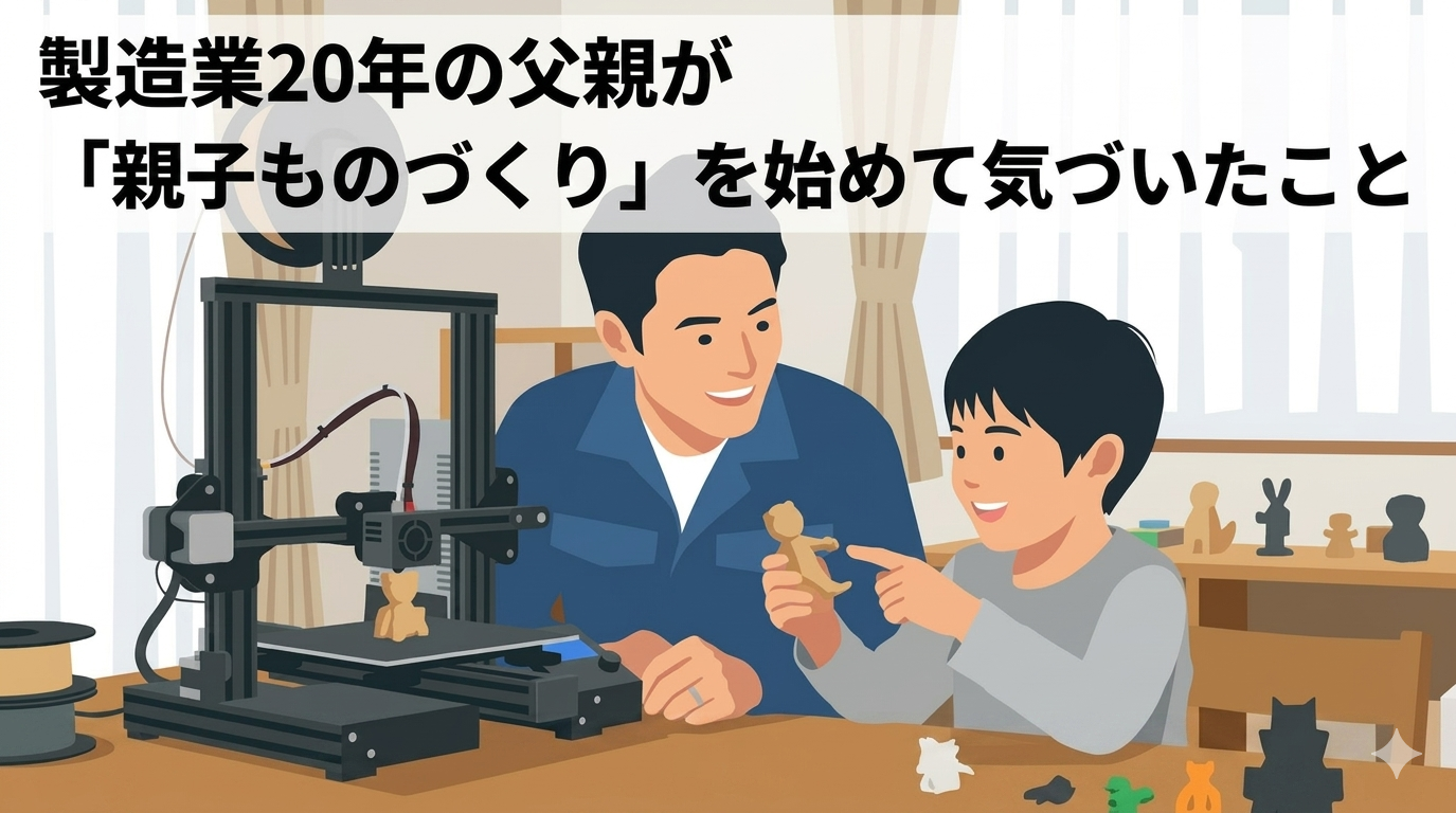 製造業20年の父親が「親子ものづくり」を始めて気づいたこと