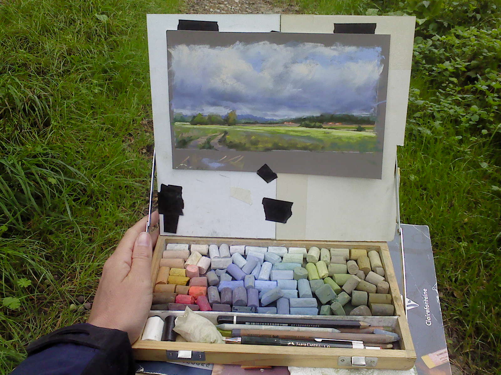Plein Air-Kasten für Pastelle