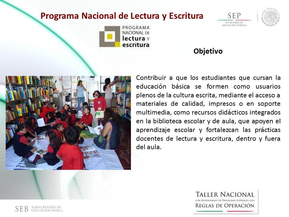 PROGRAMA NACIONAL DE LECTURA Y ESCRITURA 2014 - Página Jimdo de