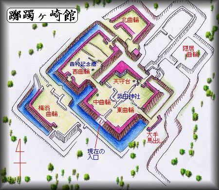 武田氏館(山梨県) - 全国史跡巡りと地形地図 武田氏館(山梨県) - 全国史跡巡りと地形地図