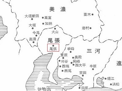 尾張国 尾張藩 - 全国史跡巡りと地形地図 尾張国 尾張藩 - 全国史跡巡りと地形地図