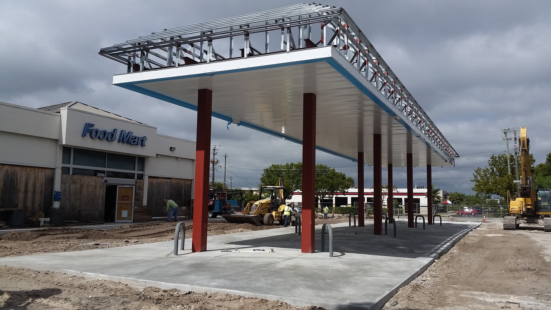 Canopies for gas stations Best Industries canopy manufacturer