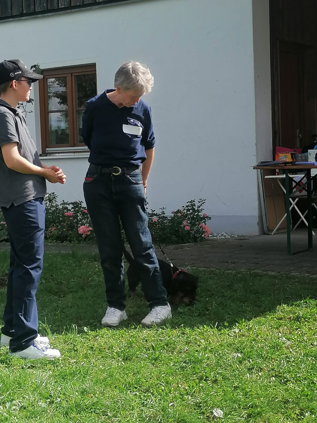 ein kleiner Plausch hilft gegen die Nervosität 