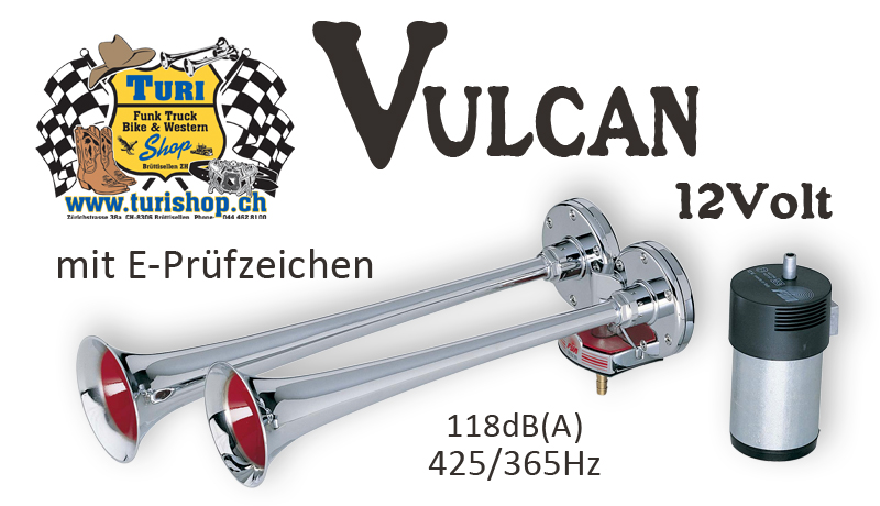 A1 3-Klang Fanfare Druckluft Hupe Nebelhorn Kompressor Relais 12V  E-Prüfzeichen