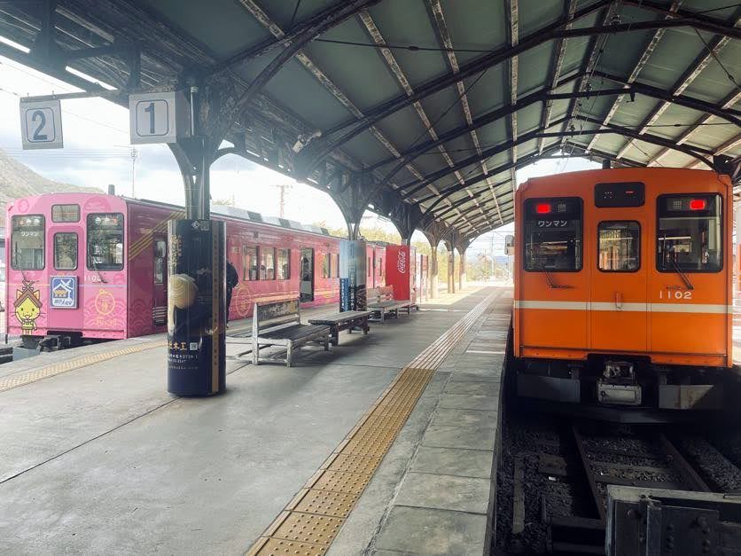 帰りは一畑電車の出雲大社前駅からJR出雲市駅まで移動