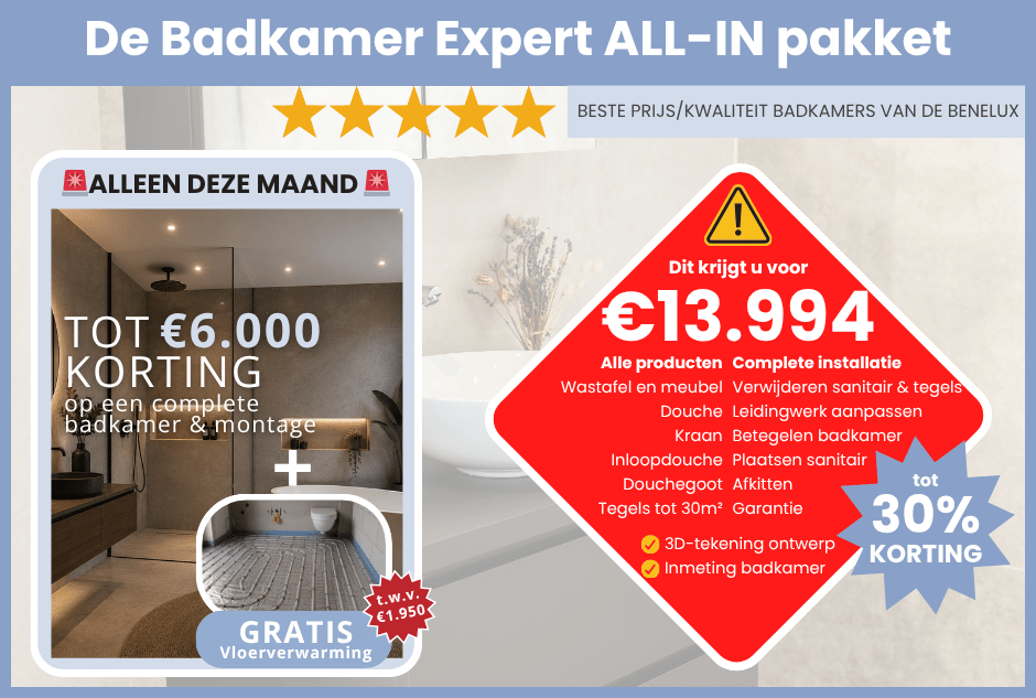 Maandactie - gratis vloerverwarming