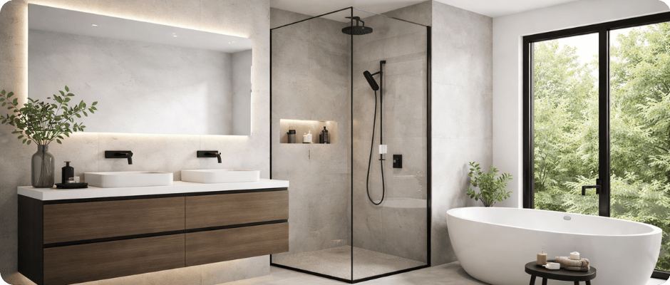 Wat is een moderne badkamer