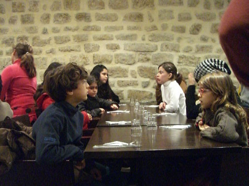 Culture en partage - déjeuner rue des rosiers 75004 PARIS.