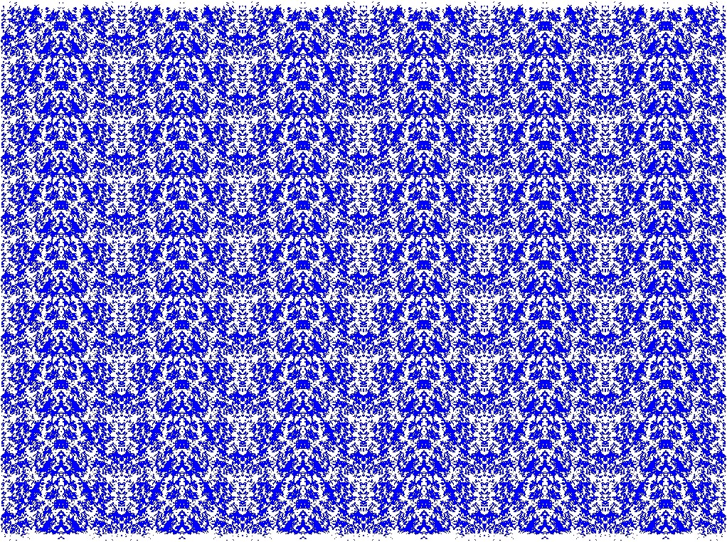Tuch Muster 1 D blau