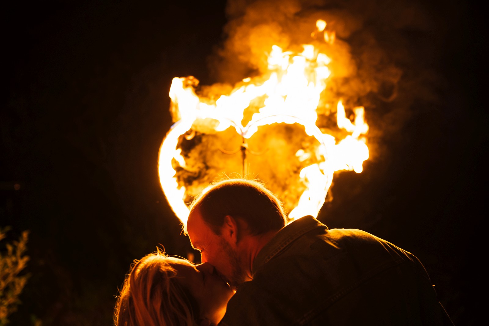 Feuershow zur Hochzeit mit Feuerherz, Foto: Daniel Tetzel