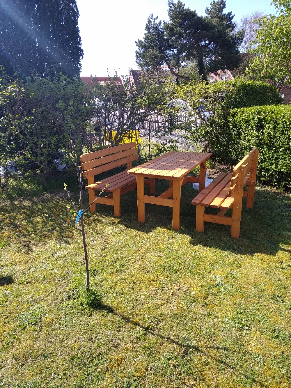Picknick Platz im Vorgarten