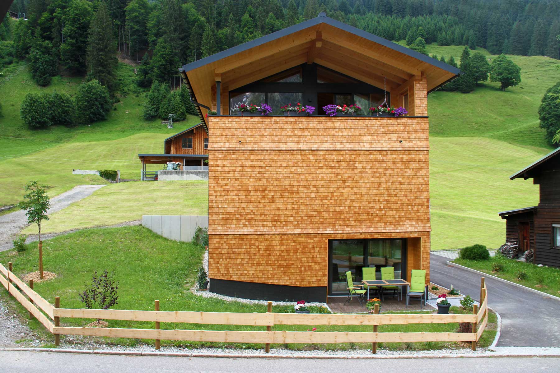 Die "Ferienwohnung" Willam in Mittelberg im Kleinwalsertal, unser Haus