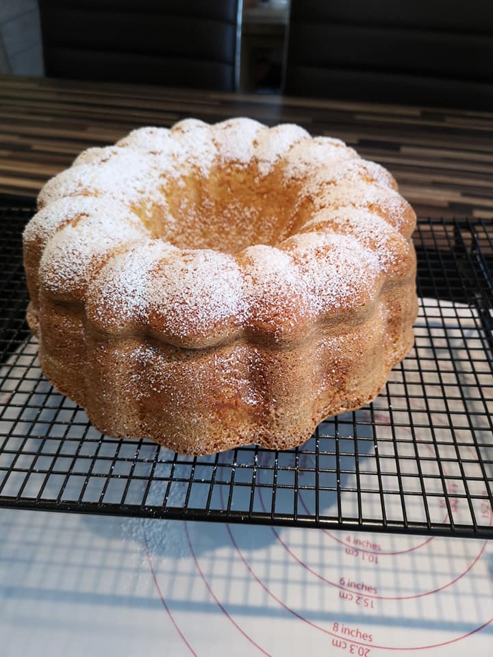 Schnell im Thermomix gerührt und in der Kranzform von Pampered Chef gebacken - Baileys®-Traumkuchen aus der Kranzform/Gugelhupfform von Pampered Chef®
