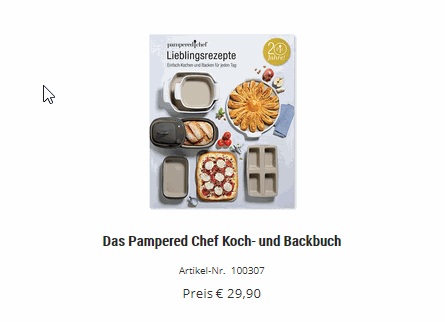 Das Pampered Chef Koch und Backbuch von Pampered Chef