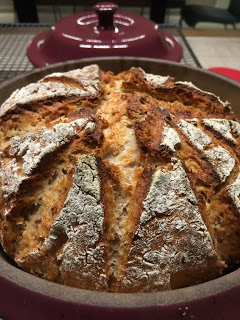 Pampered Chef runder Zaubermeister Brot Rezept. Kokos-Buttermilch Brot von Martina Ziehl mit Pampered Chef