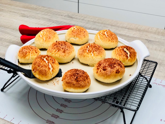 Mega leckere Tigerbrötchen gebacken auf dem Pampered Chef® großen runden Stein der White Lady