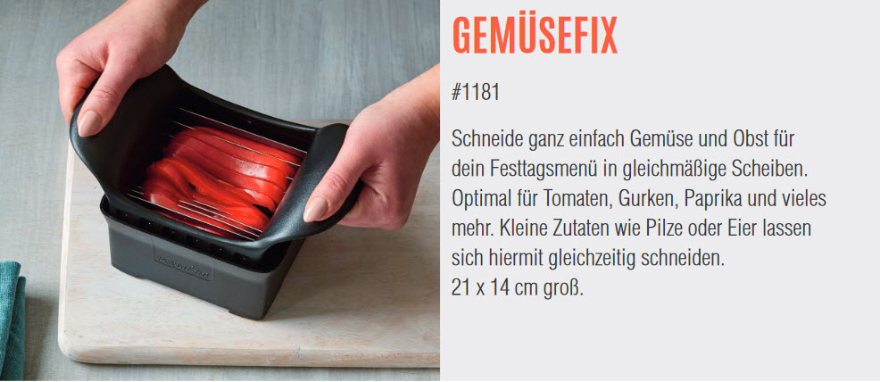 Pampered Chef Gemüsefix Must Have im Dezember ♥